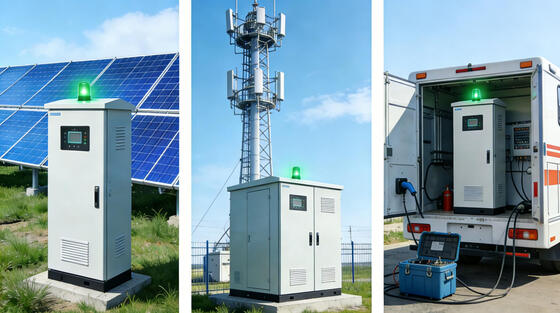 Industrial Outdoor Power Cabinet | IP55 Protection, 40KA Lightning Protection & Natural Cooling System
